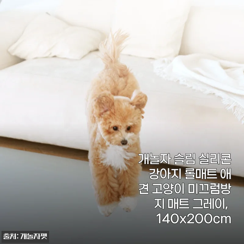 개놀자 슬림 실리콘 강아지 롤매트 사용후기: 반려동물과 함께하는 안전하고 깔끔한 공간