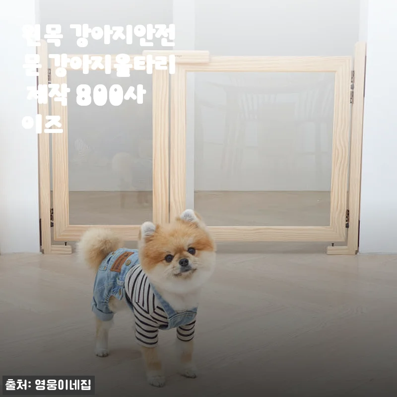 원목 강아지안전문 800사이즈 사용후기, 직접 써보니 만족스러운 선택이었어요