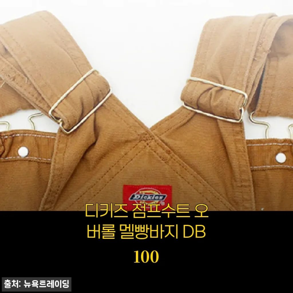 디키즈 점프수트 오버롤 멜빵바지 DB100 사용후기와 상세 소개