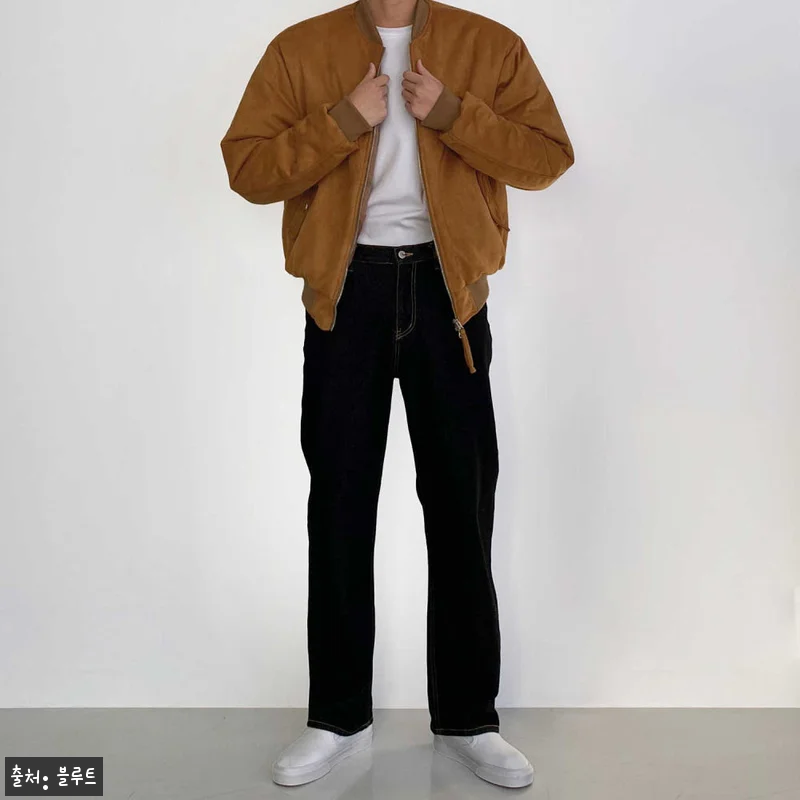 스웨이드패딩 스웨이드블루종, 봄에 딱 관련 이미지 4