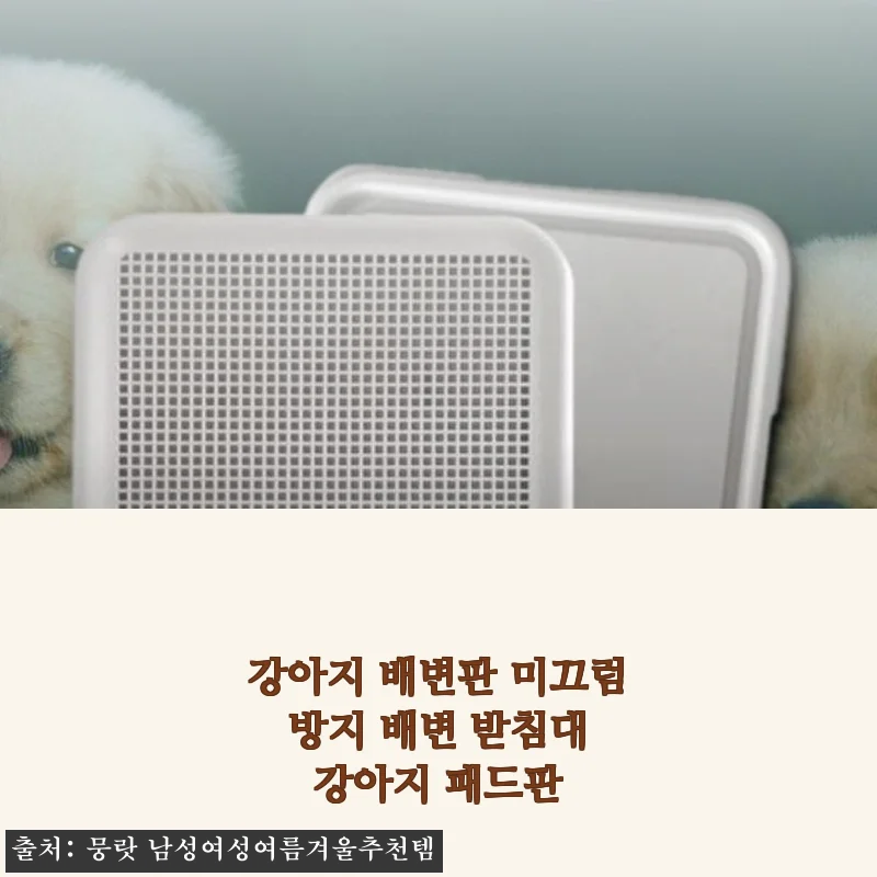 강아지 배변판 미끄럼 방지 배변 받침대 강아지 패드판