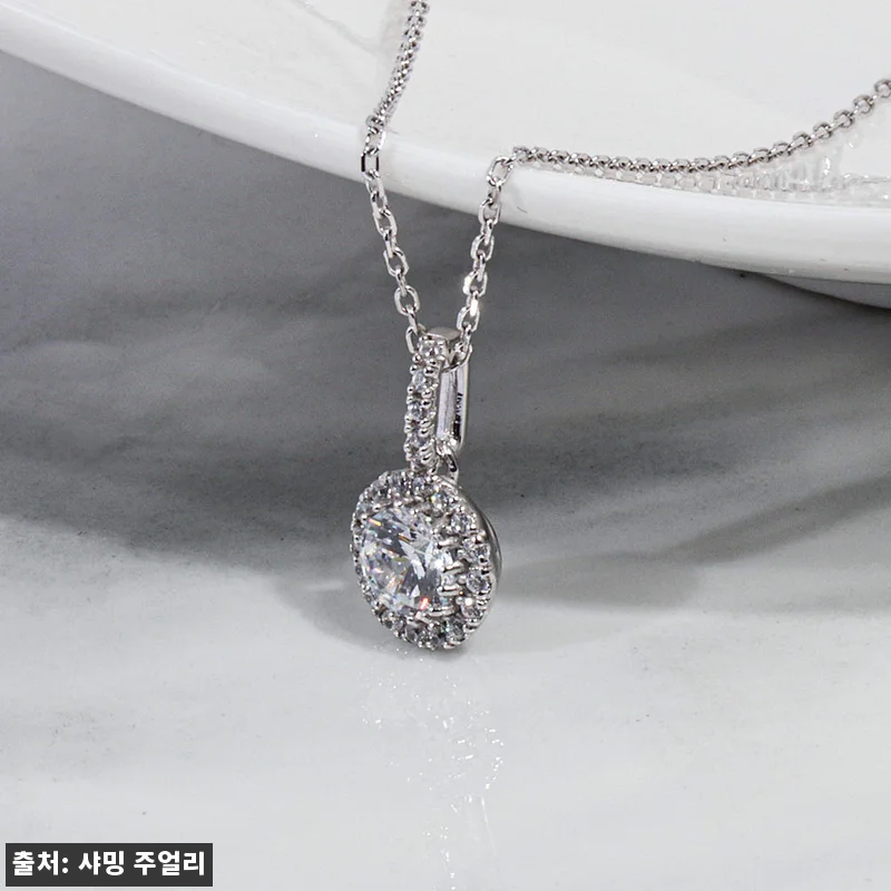 5부 다이아 목걸이 천연 GIA F 관련 이미지 1