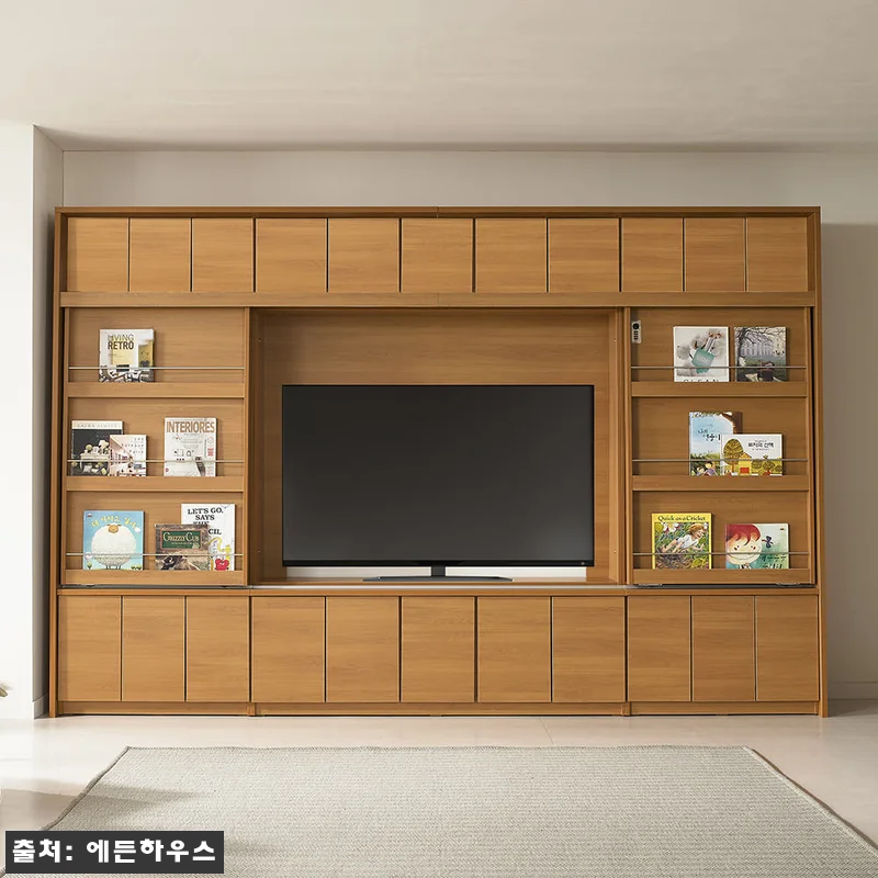 에든 거실서재화 서재장 TV 전면책장 관련 이미지 2