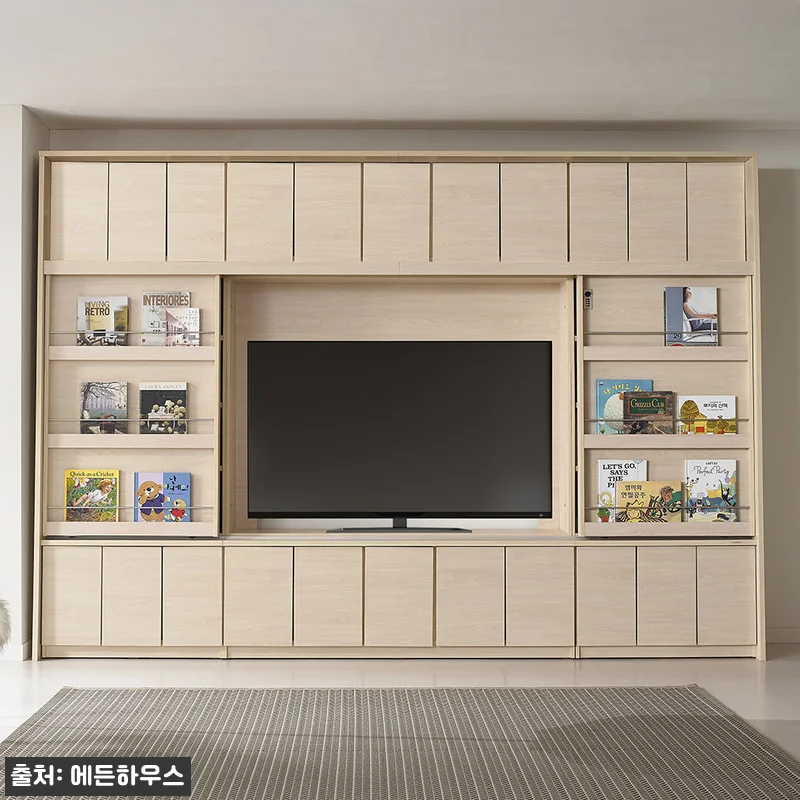 에든 거실 서재화 전면 TV책장 수납 관련 이미지 6