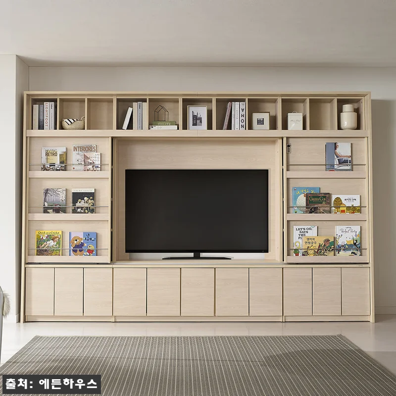 에든 거실서재화 서재장 TV 전면책장 관련 이미지 7