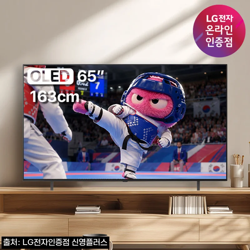 LG OLED TV 4K 최대144Hz OLED65B6ENA 163cm 스탠드, 26% 할인 구매 전 체크 후기