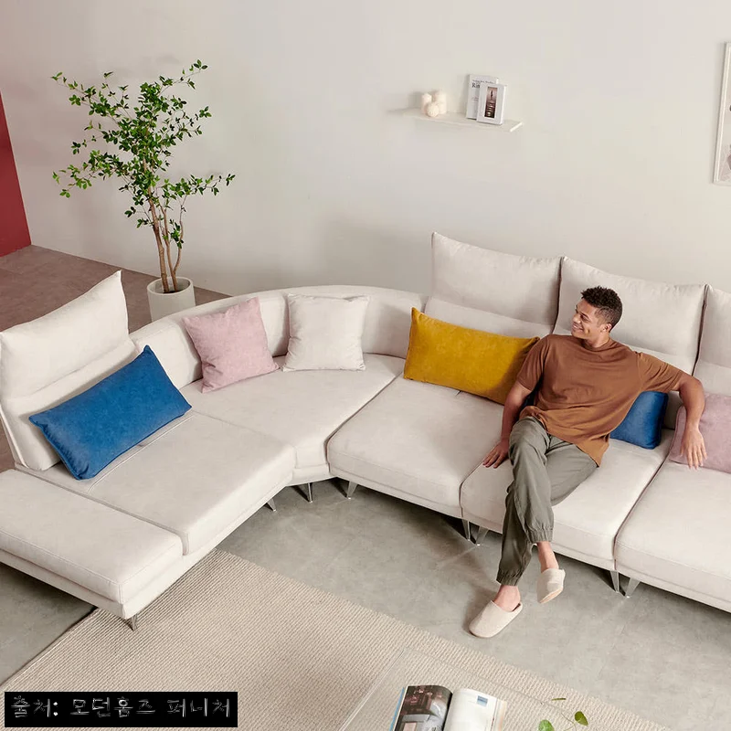 모던홈즈 우노 코너 스윙 기능성 패브릭소파 4인 코너형 소파, 45% 할인 조건 꼼꼼히 본 구매 전 체크 후기
