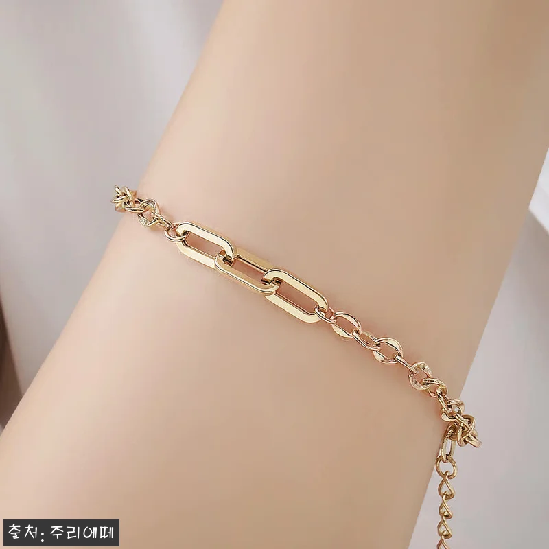 14K 18K 한줄 팔찌 로즈골드, 관련 이미지 1