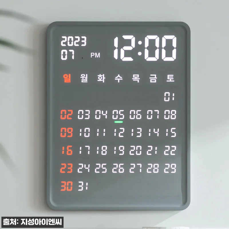 플라이토 홀릭 와이파이 LED 벽시계 관련 이미지 2