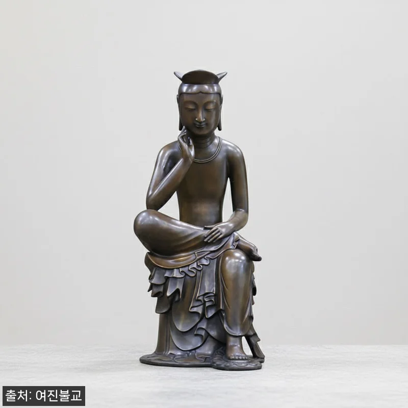 여진불교 청동 미륵보살 반가사유상 2 관련 이미지 2