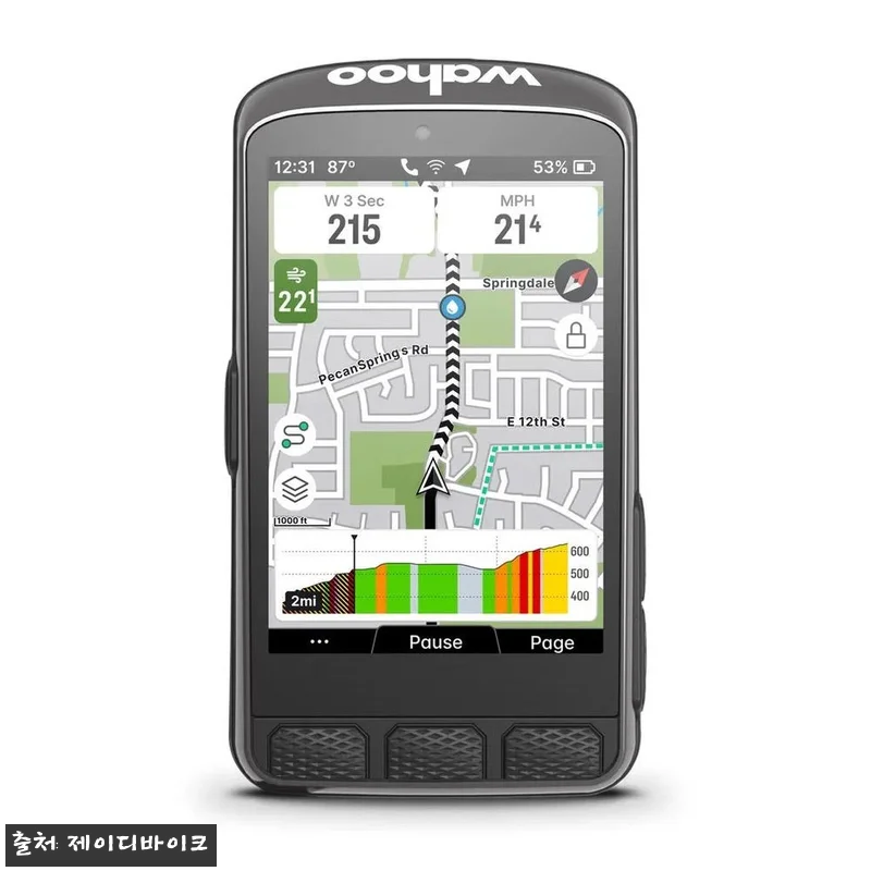 와후 엘리먼트 에이스 자전거 GPS 관련 이미지 3