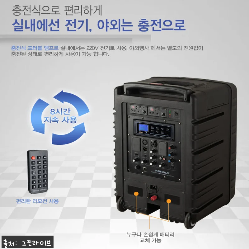 카날스 BK-882N 이동식앰프, 행 관련 이미지 4