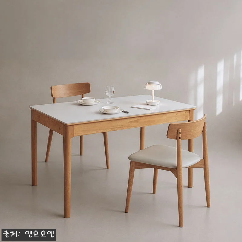 NOON 우디 원목 세라믹 확장형 식 관련 이미지 4