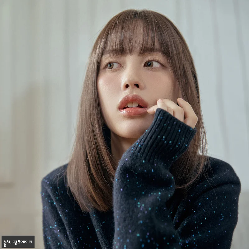 핑크에이지 완수제 단발 통가발 리프컷 관련 이미지 5