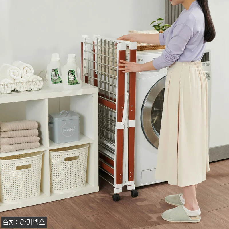 아이넥스 홈그린 원목 대형 빨래건조대 관련 이미지 5