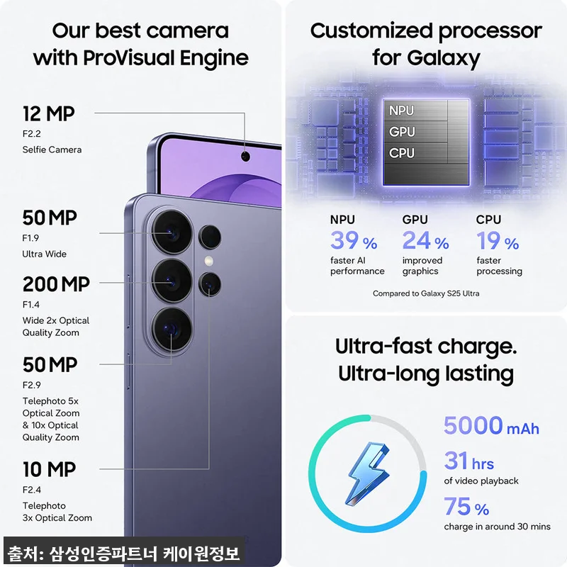 삼성 공식 갤럭시 S26 울트라 51 관련 이미지 6