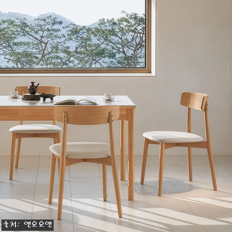 NOON 우디 원목 세라믹 확장형 식 관련 이미지 6