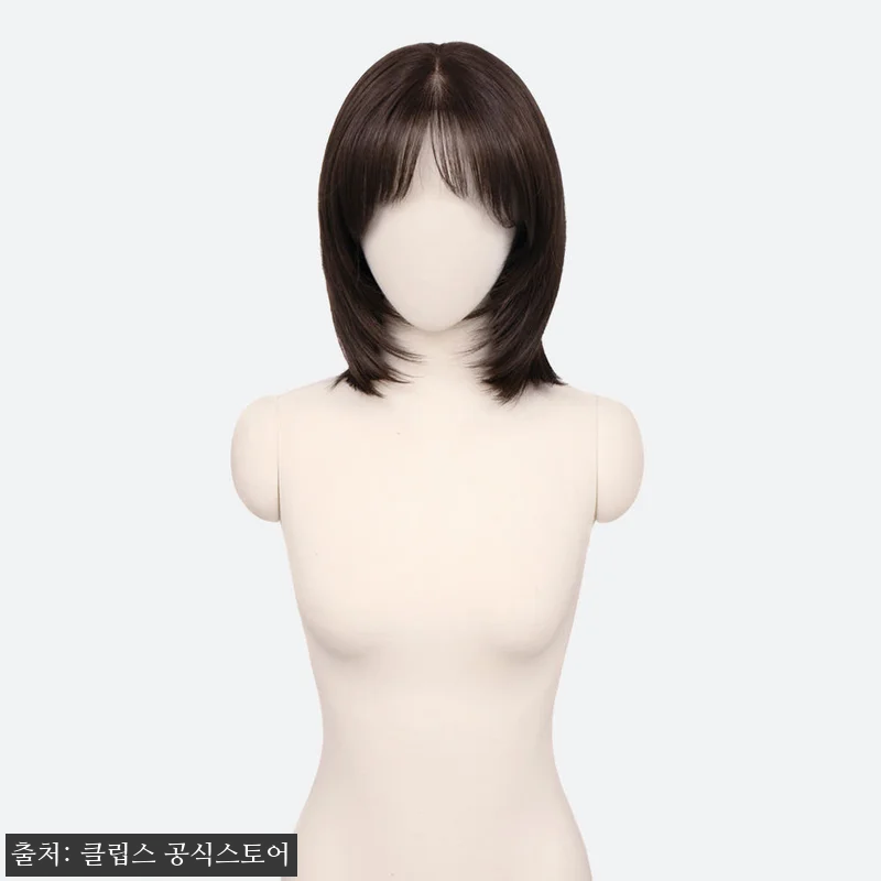 수제통가발 중단발 레이어드 사이드뱅 관련 이미지 7