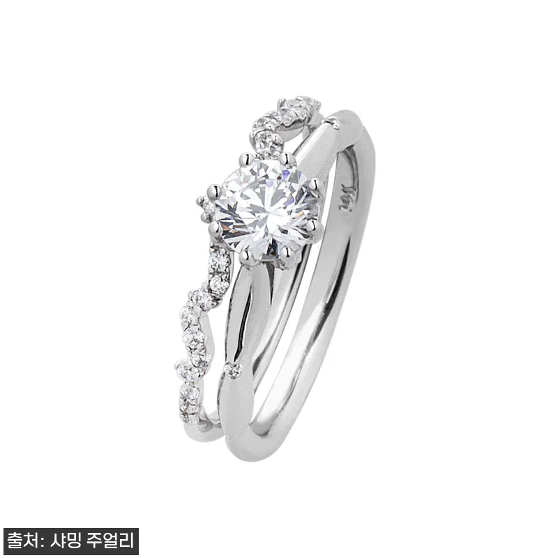 7부 다이아 반지 제시카 웨딩 밴드 관련 이미지 7