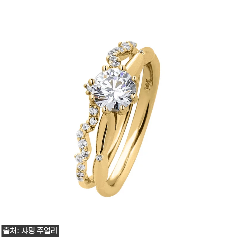 7부 다이아 반지 제시카 웨딩 밴드 관련 이미지 8