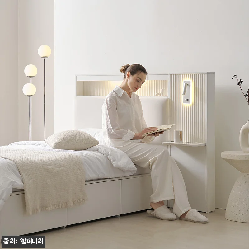 루카 LED 서랍형 수납 침대 프레임 관련 이미지 8