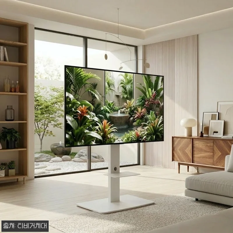 대형 TV 거치대 삼성 LG 호환 이 관련 이미지 8
