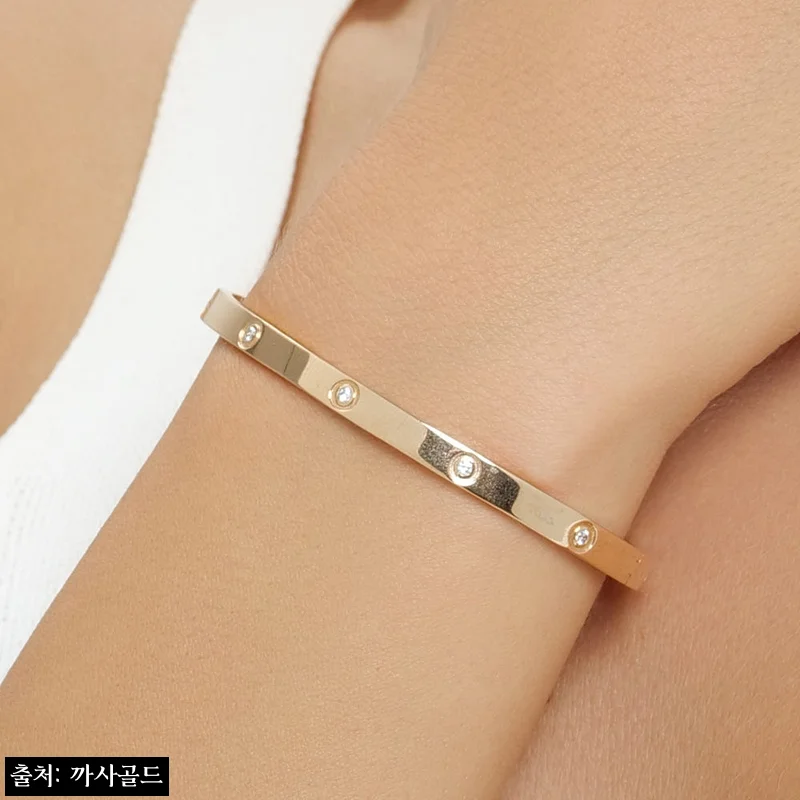 14K 18K 여자 모이사나이트 뱅글 팔찌 랩다이아 금팔찌, 할인 조건부터 옵션까지 꼼꼼히 본 구매 전 체크 후기