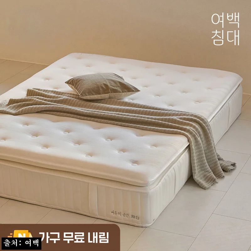 여백 스탠다드 필로우탑 탄탄한 스프링 매트리스 K(킹)1600 미디엄하드, 넓고 탄탄한 잠자리를 찾았다면 주목할 침대 매트리스