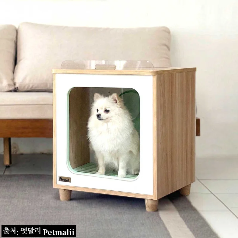 PetMalii M5 우드 강아지 고양이 펫드라이룸, 목욕 후 관리 고민이라면 체크할 이슈템