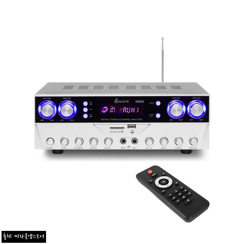 미라클엠 M800 4채널 앰프, 카페·매장용 노래방 앰프 구매 전 꼭 확인한 할인 후기