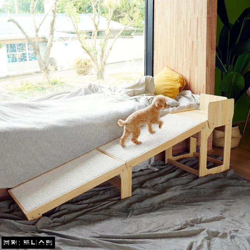 토니스텝 고양이계단 강아지침대계단 강아지슬라이드 55cm, 높은 침대용으로 눈여겨볼 이슈템