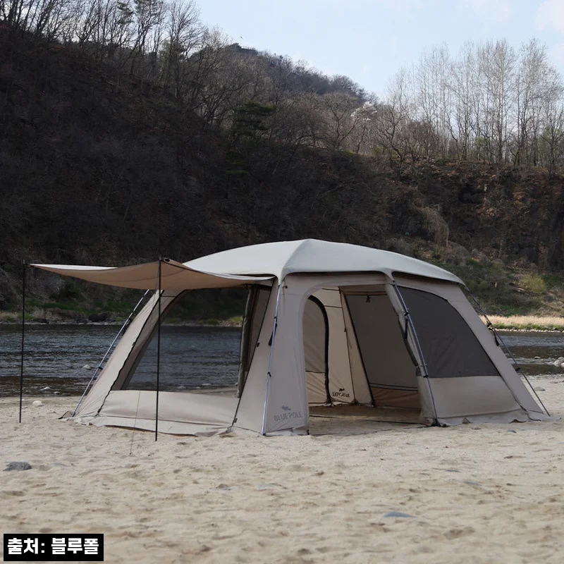 블루폴 브레이브 리빙쉘텐트 샌드, 장박용 거실형 텐트로 체크해본 풀구성 구매 정보